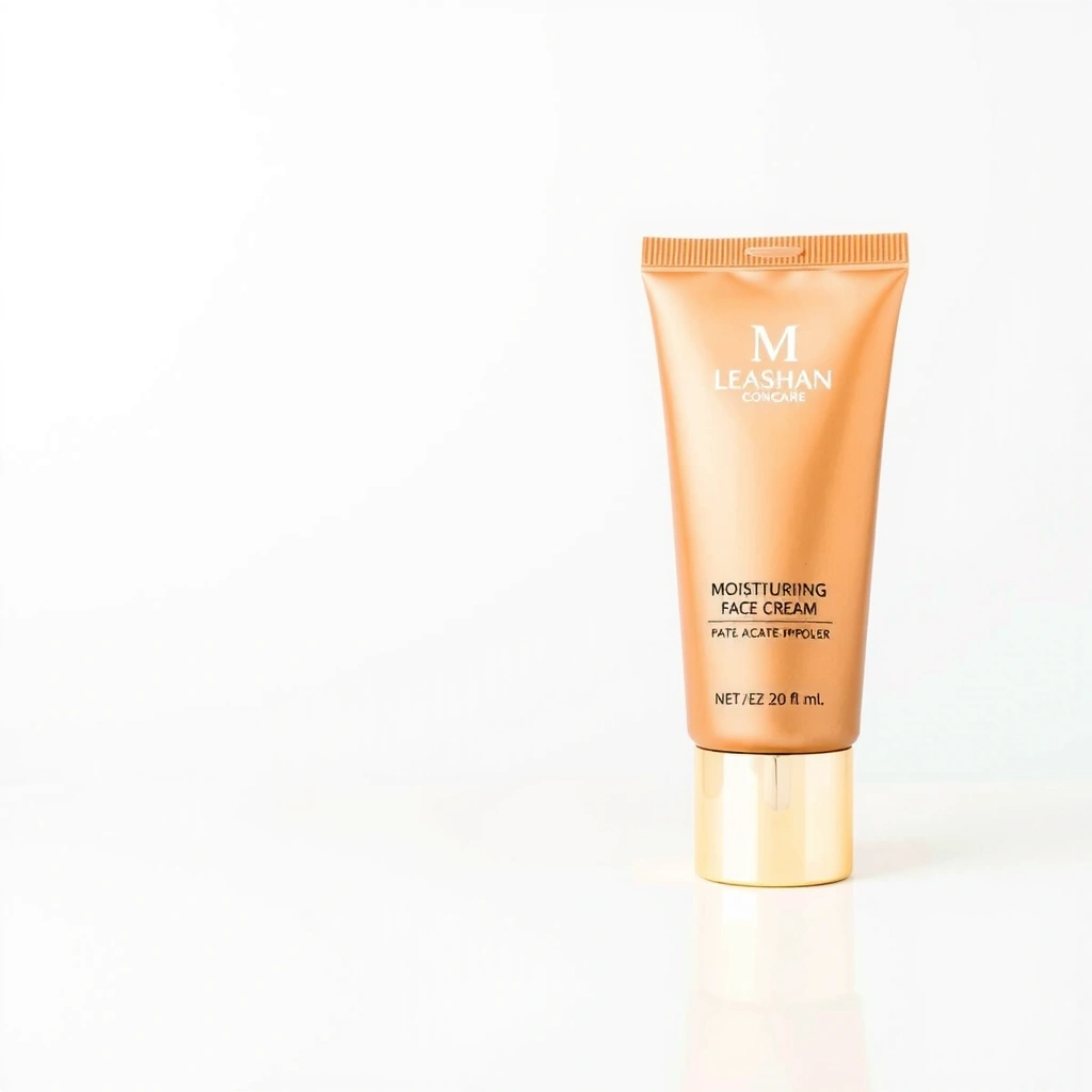 Luxurious moisturizing face cream tube